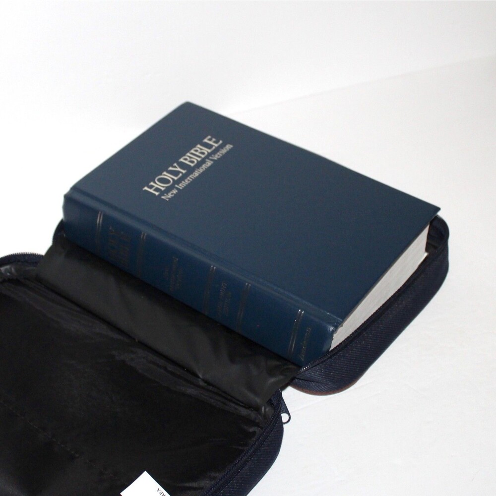 The Holy Bible in carrying case NIV 1994 Zondervan large print indexed